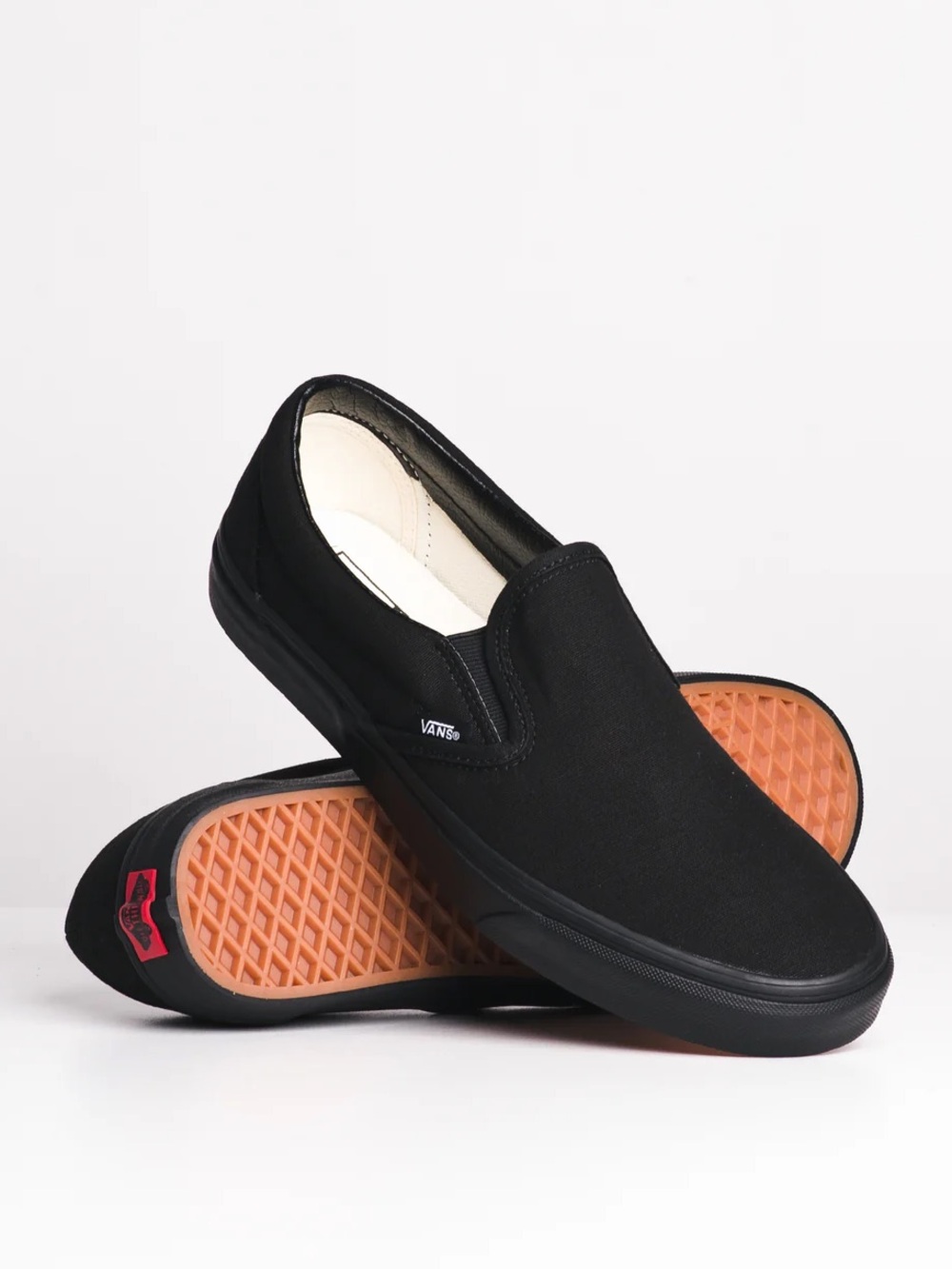 VANS (8) Classic Slip-On Shoe Sneaker Padded Collar Black Unisex (M 8 /W 9.5)